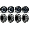 thumbnail image 1 of Fuel Lethal Blue 14" Wheels 30" Bogger Tires Sportsman RZR Ranger, 1 of 4
