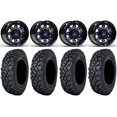 thumbnail image 1 of Fuel Lethal Blue 15" Wheels 32" Klever X/T Tires Can-Am Maverick X3 / Honda Pioneer 1000 / Talon, 1 of 4