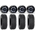 thumbnail image 1 of Fuel Lethal Blue 15" Wheels 35" XT400 Tires Sportsman RZR Ranger, 1 of 4