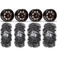 thumbnail image 1 of Fuel Lethal Orange 14" Wheels 26" Moto MTC Tires Sportsman 550 850 1000, 1 of 4