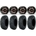 thumbnail image 1 of Fuel Lethal Orange 14" Wheels 27" Klever X/T Tires Sportsman RZR Ranger, 1 of 4
