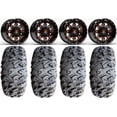 thumbnail image 1 of Fuel Lethal Orange 14" Wheels 27" MotoClaw Tires Sportsman 550 850 1000, 1 of 4