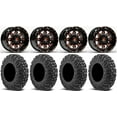 thumbnail image 1 of Fuel Lethal Orange 14" Wheels 27" MotoVator Tires Polaris RZR XP 1000 / PRO XP / Ranger XP 900/1000, 1 of 4