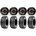 thumbnail image 1 of Fuel Lethal Orange 14" Wheels 28" Apache Tires Sportsman RZR Ranger, 1 of 4