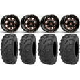 thumbnail image 1 of Fuel Lethal Orange 14" Wheels 28" Bear Claw EVO Tires Polaris RZR XP 1000 / PRO XP / Ranger XP 900/1000, 1 of 4