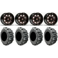 thumbnail image 1 of Fuel Lethal Orange 14" Wheels 28" Bogger Tires Sportsman RZR Ranger, 1 of 4