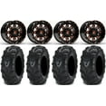 thumbnail image 1 of Fuel Lethal Orange 14" Wheels 28" Mud Lite II Tires Sportsman RZR Ranger, 1 of 4