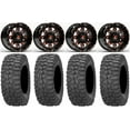 thumbnail image 1 of Fuel Lethal Orange 14" Wheels 28" Rock-A-Billy Tires Sportsman 550 850 1000, 1 of 4
