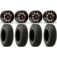 thumbnail image 1 of Fuel Lethal Orange 14" Wheels 32" BFG KM3 Tires Sportsman RZR Ranger, 1 of 4
