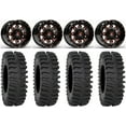 thumbnail image 1 of Fuel Lethal Orange 15" Wheels 30" XT400 Tires Sportsman RZR Ranger, 1 of 4
