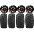 thumbnail image 1 of Fuel Lethal Red 14" Wheels 26" Reptile Tires Kawasaki Mule Pro FXT, 1 of 4