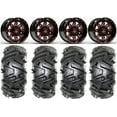 thumbnail image 1 of Fuel Lethal Red 14" Wheels 27" Moto MTC Tires Polaris RZR XP 1000 / PRO XP / Ranger XP 900/1000, 1 of 4