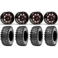 thumbnail image 1 of Fuel Lethal Red 14" Wheels 28" Apache Tires Sportsman RZR Ranger, 1 of 4