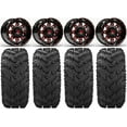 thumbnail image 1 of Fuel Lethal Red 14" Wheels 28" Reptile Tires Sportsman RZR Ranger, 1 of 4
