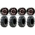 thumbnail image 1 of Fuel Lethal Red 14" Wheels 28" Terminator Tires Sportsman RZR Ranger, 1 of 4
