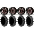 thumbnail image 1 of Fuel Lethal Red 14" Wheels 31" MotoHavok Tires Sportsman RZR Ranger, 1 of 4