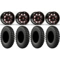 thumbnail image 1 of Fuel Lethal Red 14" Wheels 32" MotoRally Tires Sportsman RZR Ranger, 1 of 4