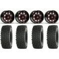 thumbnail image 1 of Fuel Lethal Red 15" Wheels 32" BDC Tires Can-Am Commander Maverick Renegade Outlander Defender, 1 of 4