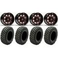 thumbnail image 1 of Fuel Lethal Red 15" Wheels 32" Crawler XR Tires Can-Am Commander Maverick Renegade Outlander Defender, 1 of 4