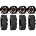 thumbnail image 1 of Fuel Lethal Red 15" Wheels 33" XT400 Tires Sportsman RZR Ranger, 1 of 4