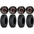thumbnail image 1 of Fuel Lethal Red 15" Wheels 35" Coyote Tires Kawasaki Mule Pro FXT, 1 of 4