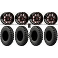 thumbnail image 1 of Fuel Lethal Red 15" Wheels 37" MotoRally Tires Kawasaki Teryx Mule, 1 of 4