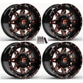 thumbnail image 1 of Fuel Lethal UTV Wheels Orange/Black 14" Polaris RZR 1000 XP / Ranger XP 900/1000, 1 of 3