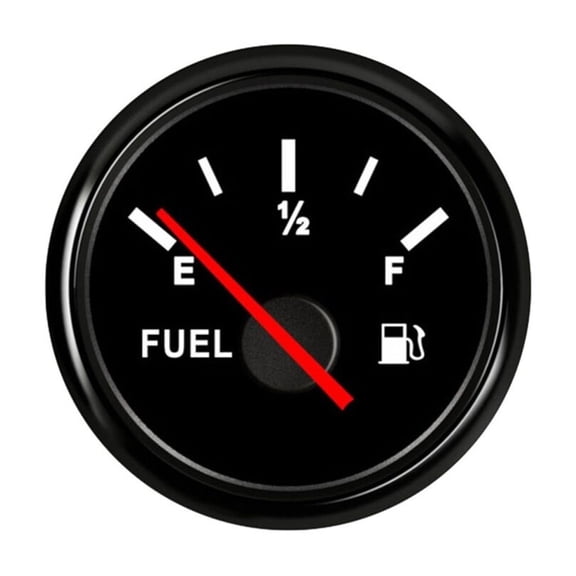 Fuel Level Gauge 0-190 Ohm Oil Tank Level Indicator With Fuel Level Sensor For Boat Car RV Camper ,Compact & Sturdy