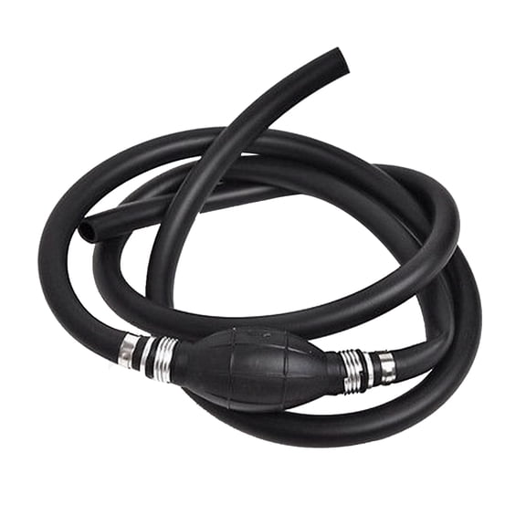 Fuel Line Assembly, 1/4inch 6mm Hose Fuel Assembly with Bulb Clamps for Marine Outboard Boat Motor RVs - 6FT