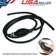 Fuel Line Assembly, 2Z 3/8" Rubber Marine Outboard Boat Motor RVs Fuel Assembly with Primer Bulb Steel Hose Clamps 6FT