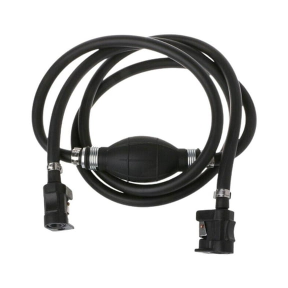 Fuel Line Assembly for Boats, RVs, Tractors and Caravans with Low Permeation Material and Flexible Bulb