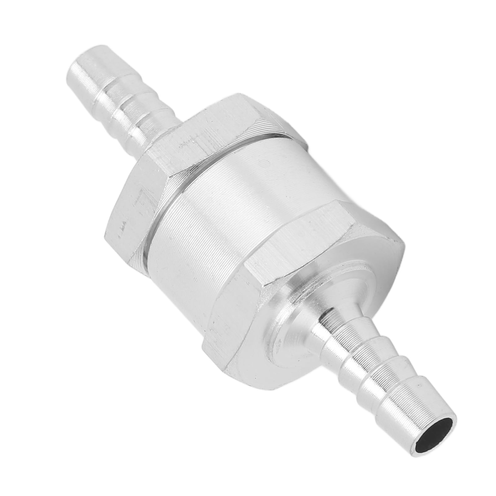 Fuel Line Check Valve, Push Lock Design Aluminum Alloy Backflow