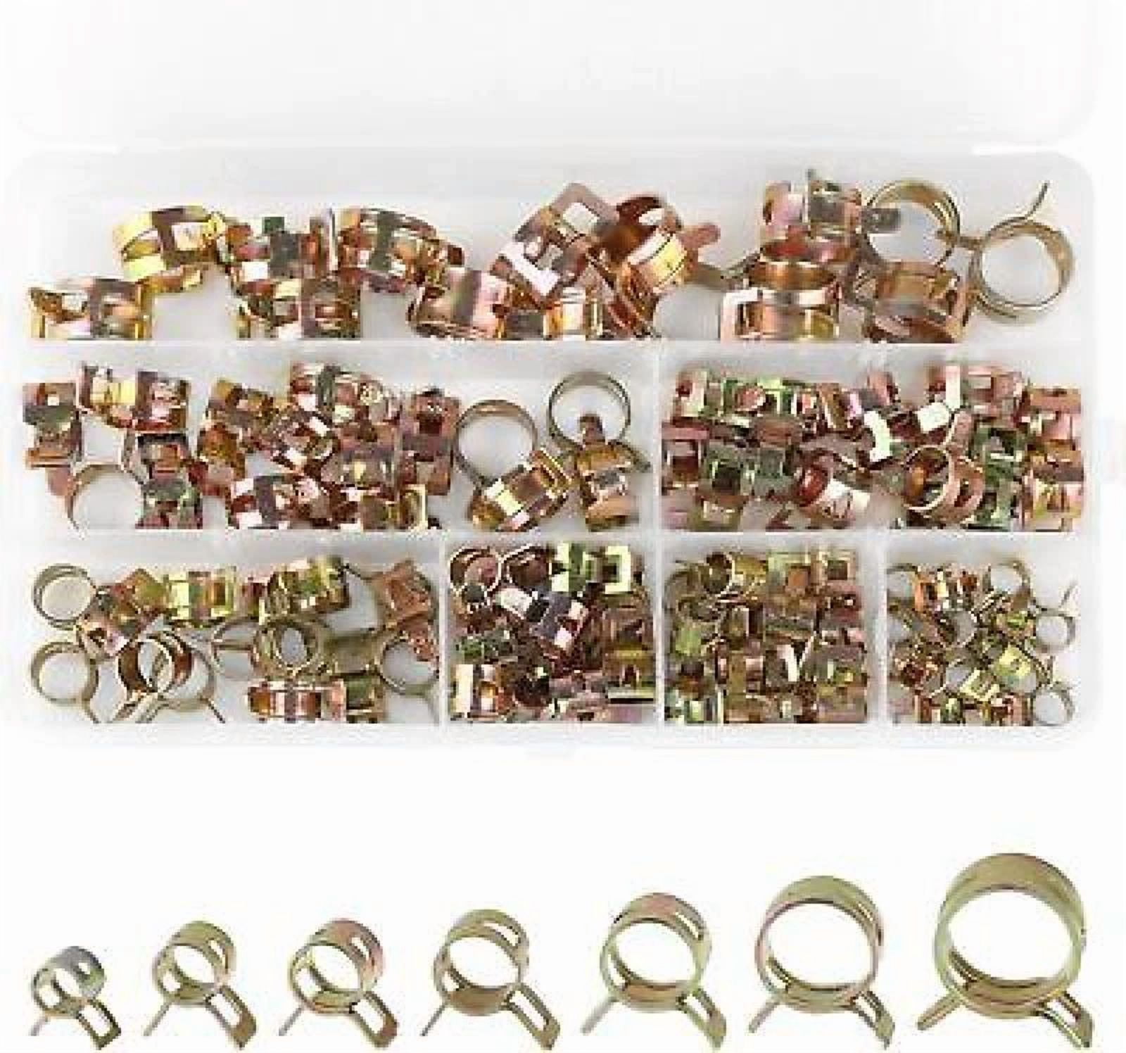 Fuel Line Clamps Spring Clip 7Sizes 6/7/8/9/10/12/14 Mm Spring Action Clamps