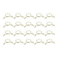 thumbnail image 1 of Fuel Line Hose Clips, 100 Pack 12mm 65Mn Steel Single Wire Tubing Spring Clamps, 1 of 5