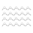 thumbnail image 1 of Fuel Line Hose Clips, 20 Pack 3mm 304 Stainless Steel Single Wire Tubing Spring Clamps (Silver), 1 of 5