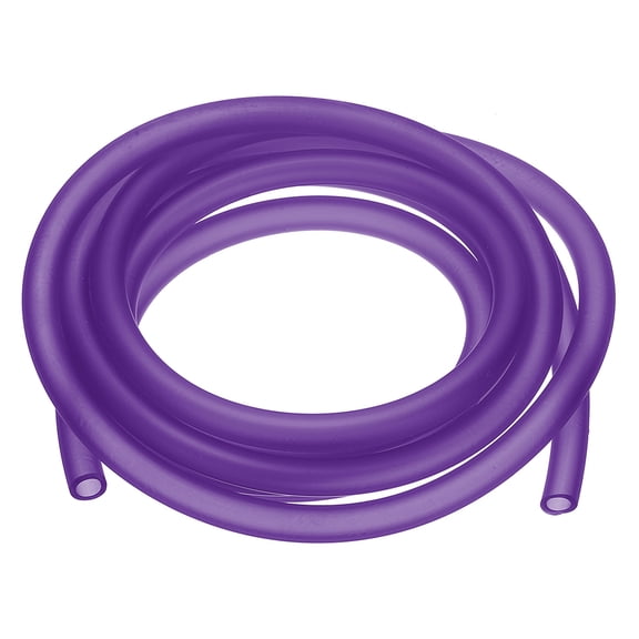 Fuel Line Hose Tube, Petrol Fuel Gas Line Pipe Hose Tubing, 1/4" ID 6.6 ft for Small Engine Power Tools (Purple)