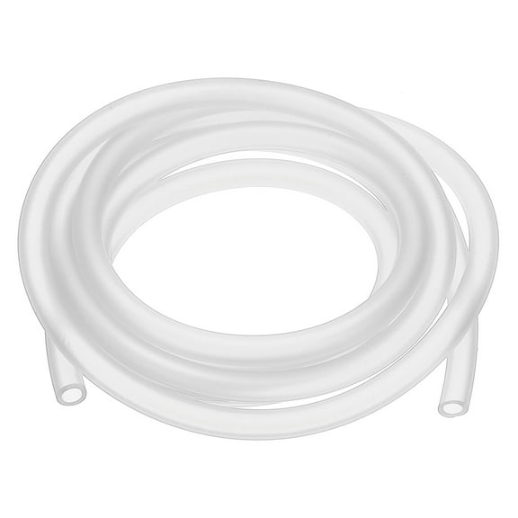 Fuel Line Hose Tube, Petrol Fuel Gas Line Pipe Hose Tubing, 1/4" ID 6.6 ft for Small Engine Power Tools (Transparent)