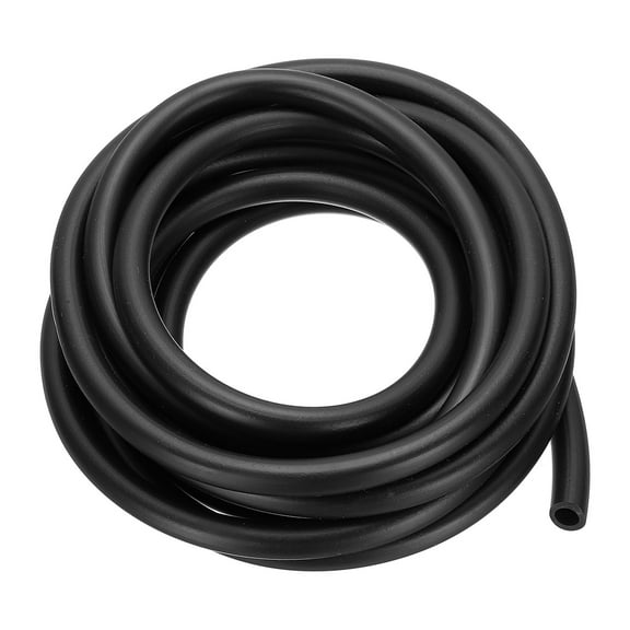 Fuel Line Hose Tube, Petrol Fuel Gas Line Pipe Hose Tubing, 1/4" ID 9.9 ft for Small Engine Power Tools (Black)