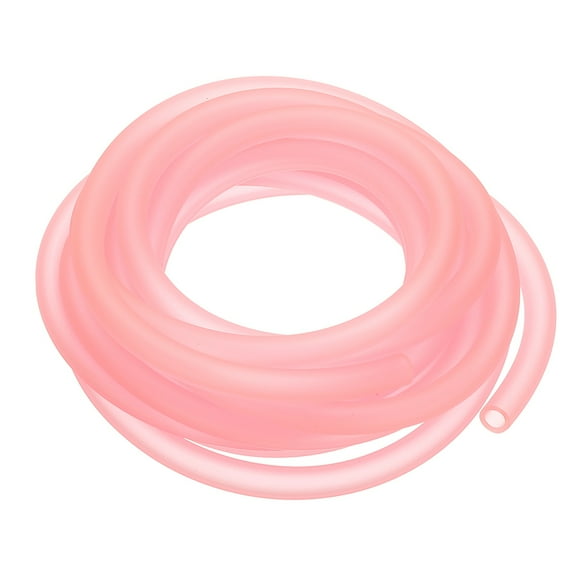 Fuel Line Hose Tube, Petrol Fuel Gas Line Pipe Hose Tubing, 1/4" ID 9.9 ft for Small Engine Power Tools (Pink)