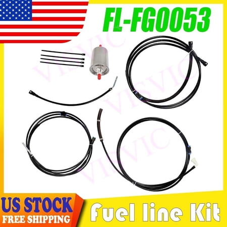 Fuel Lines Kit Fits 1999-2003 Chevy Silverado 1500 2500 3500 4.8L 5.3L 6.0L 8.1L