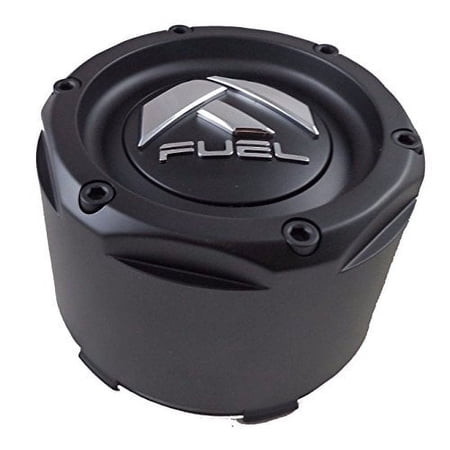 Fuel Matte Black Black Rivets Custom Wheel Center Caps Set of Four (4) 1003-49TMB
