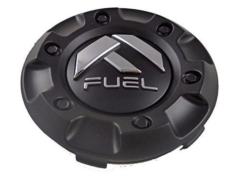 Fuel Matte Black Custom Wheel Center Caps Set of Four (4) M447, 1001
