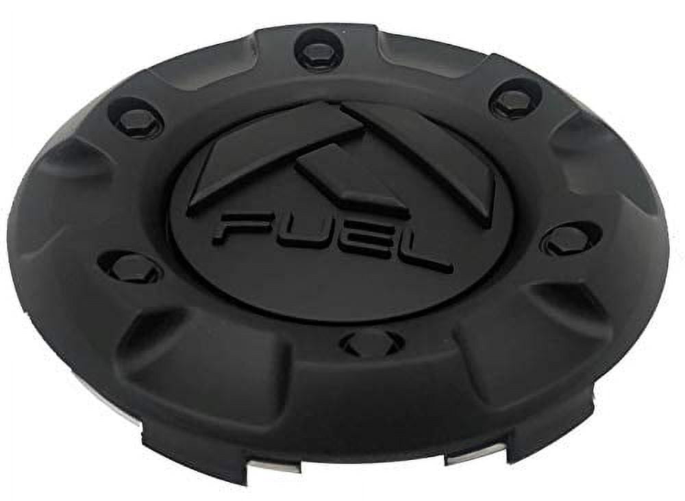 Fuel Matte Black/w Matte Black Emblem Wheel Center Cap M447, 100158