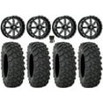 thumbnail image 1 of Fuel Maverick 18" Wheels Black 37" XTR370 Tires Sportsman RZR Ranger, 1 of 4