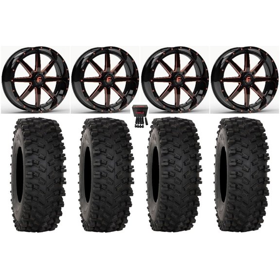 Fuel Maverick 18" Wheels Orange 35" ATX470 Tires Polaris RZR XP 1000 / PRO XP / Ranger XP 900/1000