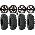 thumbnail image 1 of Fuel Maverick 18" Wheels Red 35" XTR370 Tires Kawasaki Mule Pro FXT, 1 of 4
