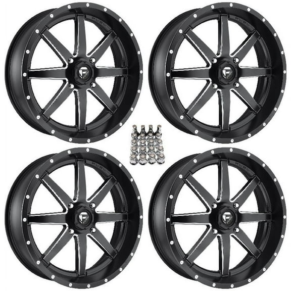 Fuel Maverick ATV Wheels Black 22" Can-Am Commander Maverick Renegade Outlander Defender
