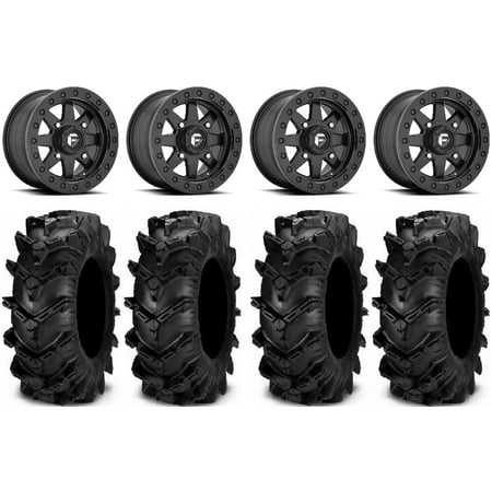 Fuel Maverick Bdlk Bk 14" Wheels 30" Cryptid Tires Sportsman RZR Ranger