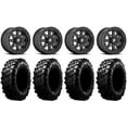thumbnail image 1 of Fuel Maverick Bdlk Bk 15" Wheels 33" Carnivore Tires Kawasaki Mule Pro FXT, 1 of 4