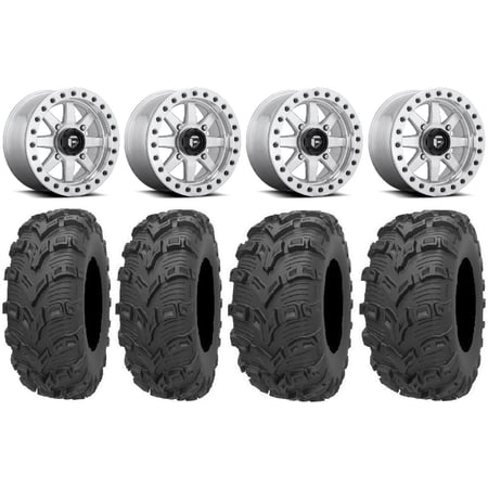 Fuel Maverick Bdlk Mh 14" Wheels 28" Bear Claw EVO Tires Can-Am Commander Maverick Renegade Outlander Defender